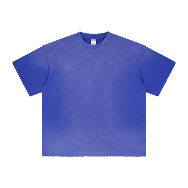 Women's Acid Wash Distressed T Shirt 7.5oz-INNBLAC