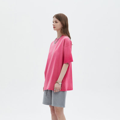 Women's Acid Wash Oversized T Shirt 7.5oz-INNBLAC