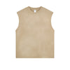 Women's Acid Wash Sleeveless T Shirt 7.5oz-INNBLAC