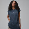 Women's Acid Wash Sleeveless T Shirt 7.5oz-INNBLAC