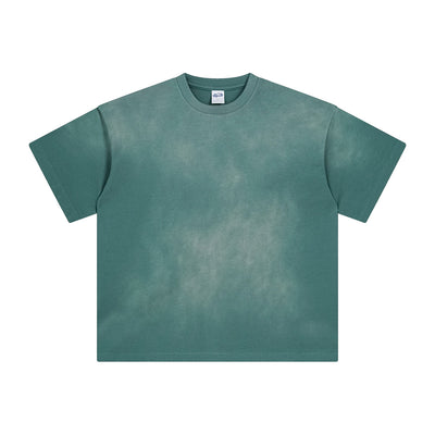 Stone Wash Women's Faded T Shirt 7.5oz-INNBLAC