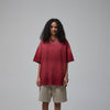 Stone Wash Women's Faded T Shirt 7.5oz-INNBLAC