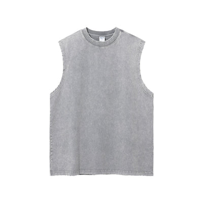 Women's Frayed Sleeveless T Shirt 8oz-INNBLAC
