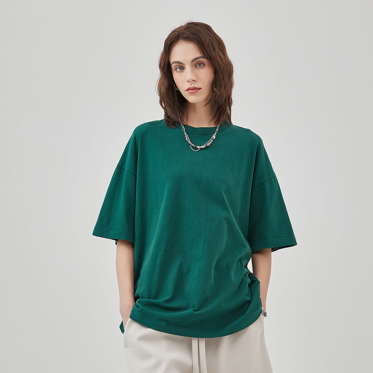 Women's Heavyweight Basic T Shirt 275gsm