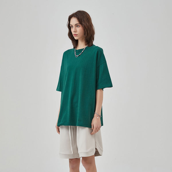 Women's Heavyweight Basic T Shirt 8oz-INNBLAC