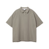 Women's Heavyweight Waffle-knit Polo Shirt 9.7oz-INNBLAC