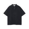 Women's Heavyweight Waffle-knit Polo Shirt 9.7oz-INNBLAC