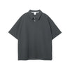 Women's Heavyweight Waffle-knit Polo Shirt 9.7oz-INNBLAC