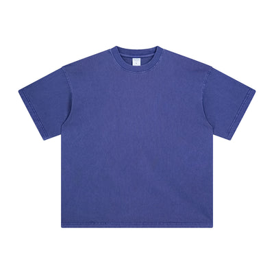 Women's Loose Fit Distressed T Shirt 7.5oz-INNBLAC