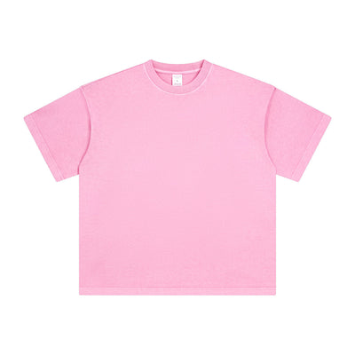 Women's Loose Fit Distressed T Shirt 7.5oz-INNBLAC