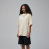 Women's Raw Edge 100 Cotton T Shirt 9oz-INNBLAC