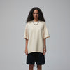 Women's Raw Edge 100 Cotton T Shirt 9oz-INNBLAC