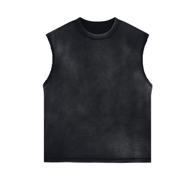 Vintage Washed Butterfly Printed Tank-INNBLAC Fashion Apparel