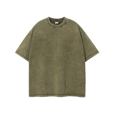Women's Stone Wash Boxy T Shirt 8oz-INNBLAC