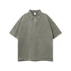 Women's Stone Wash Heavy Collar Shirt 7.5oz-INNBLAC