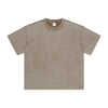 Women's Stone Wash Distressed Tee 8oz-INNBLAC