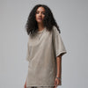 Women's Stone Wash Distressed Tee 8oz-INNBLAC