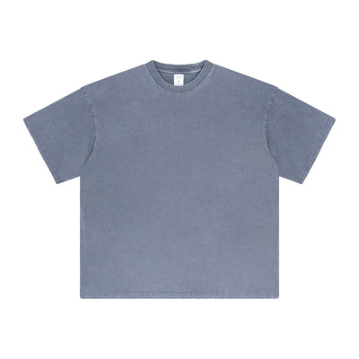 Women's Stone Wash Frayed T Shirt 7.5oz-INNBLAC