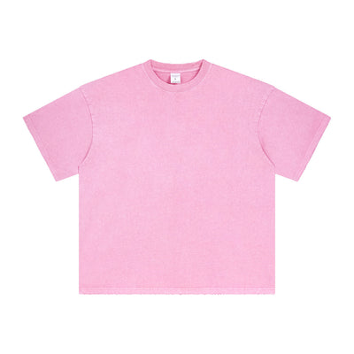 Women's Stone Wash Frayed T Shirt 7.5oz-INNBLAC