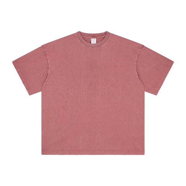 Women's Stone Wash Frayed T Shirt 7.5oz-INNBLAC
