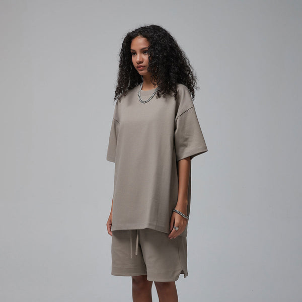 Women's Extra Heavyweight Basic T Shirt 11oz-INNBLAC