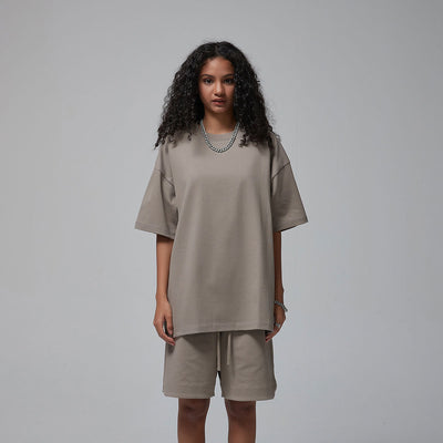Women's Extra Heavyweight Basic T Shirt 11oz-INNBLAC