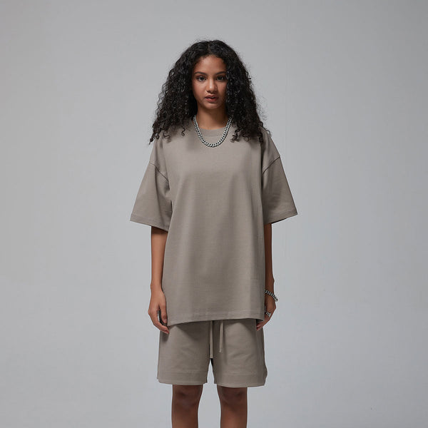 Women's Extra Heavyweight Basic T Shirt 11oz-INNBLAC