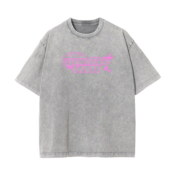 Worship Him Christian Y2K Graphic Tee-INNBLAC