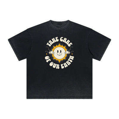 Distressed Faded Summer Vacation Graphic Tee
