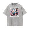 Washed Cotton Blossom Pattern Tee