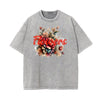 Washed Cotton Blossom Pattern Tee