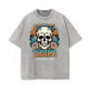 Washed Cotton Blossom Pattern Tee