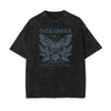 Washed Faded Blossom Pattern Tee