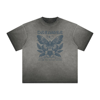 Thick Faded Blossom Graphic Tee