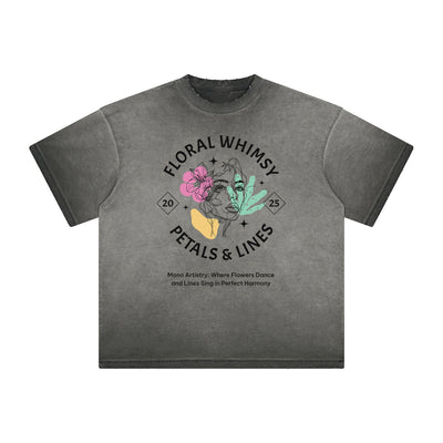 Thick Faded Blossom Graphic Tee