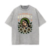 Washed Cotton Blossom Pattern Tee