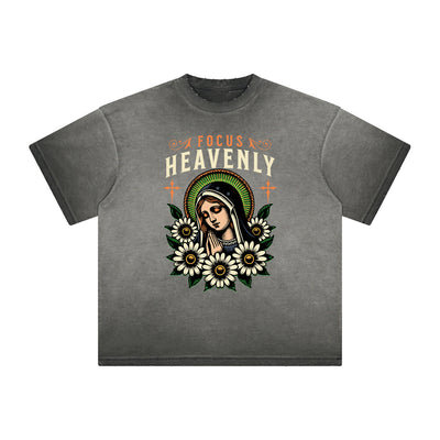 Thick Faded Blossom Graphic Tee