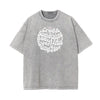Washed Cotton Blossom Pattern Tee