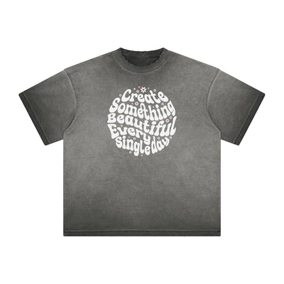 Thick Faded Blossom Graphic Tee