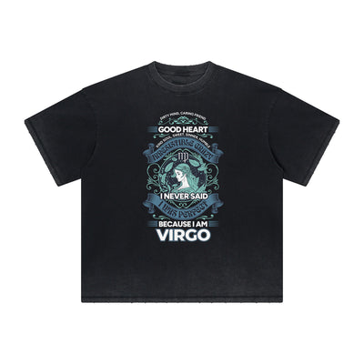 Abstract Artistic Thick Faded Pattern Tee