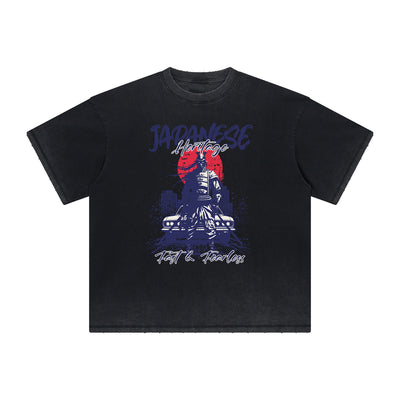 Heavyweight Japanese Ukiyo Pattern Tee