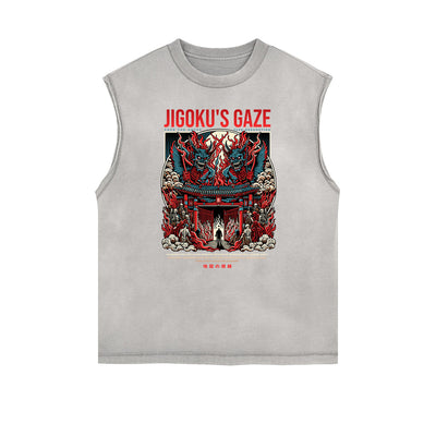 Frayed Edge Japanese Ukiyo Graphic Tank