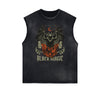 Gothic Style Graphic Muscle Tank