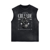 Frayed Edge Crusades Graphic Tank Top
