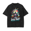 Stone Wash Crusades Pattern T Shirt