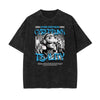 Washed Sci-Fi & Futurism Graphic Cotton Tee
