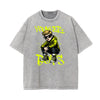 Stone Wash Street Fashion Graphic Tee