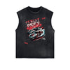 Frayed Street Fashion Graphic Tank