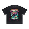 Thick Faded Skull Graphic T Shirt