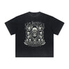 Thick Faded Skull Graphic T Shirt